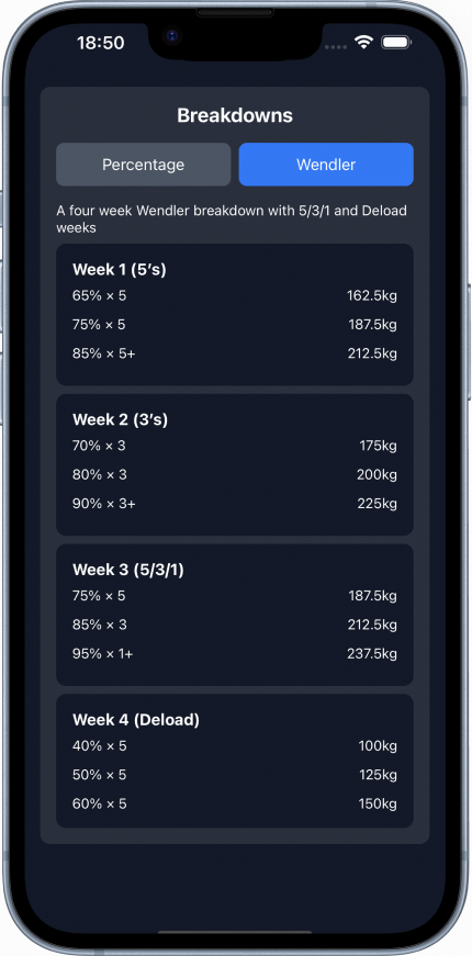 Main Calculator Interface Screenshot