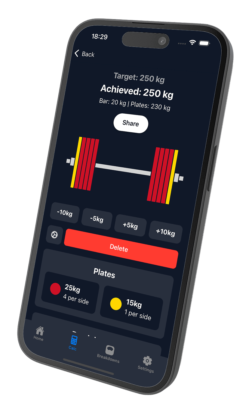 Main Calculator Interface Screenshot